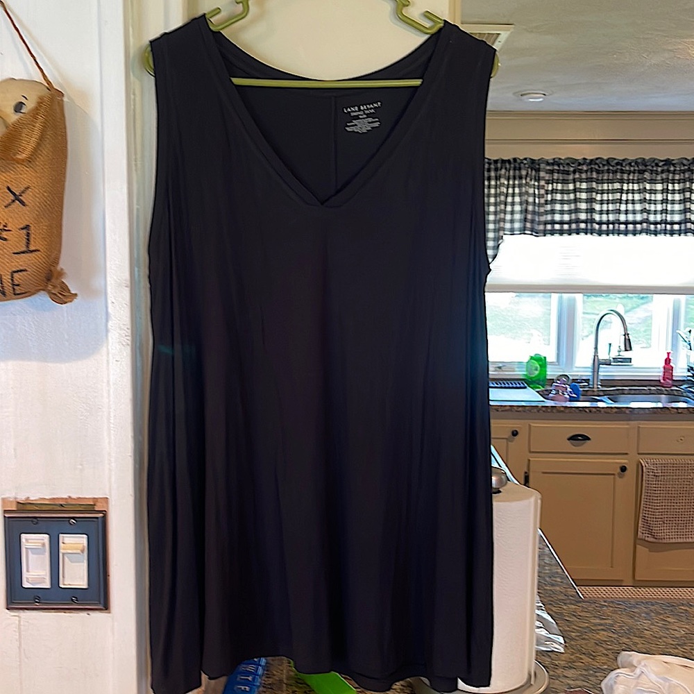 Lane Bryant Black Swing Tank
